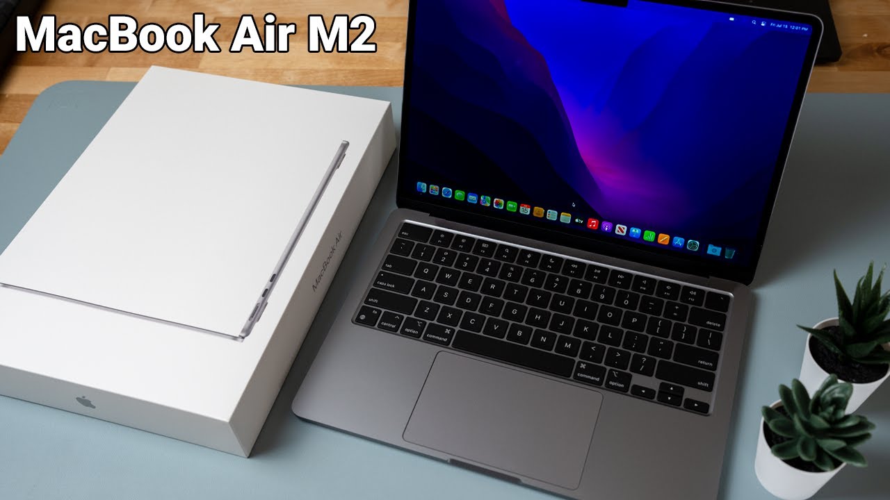 NEW MacBook Air M2 Unboxing! (Space Gray) - YouTube