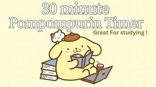 30 Minute Pompompurin Study Timer with Lofi Music