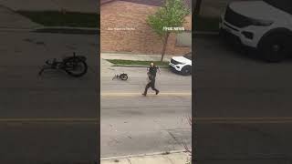 Police chase turns into BIZARRE FIGHT #foxnews #news #us #fox