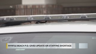 Myrtle Beach police to have more officers on Ocean Boulevard despite staffing shortage