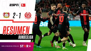 ¡OTRO TRIUNFAZO DE LOS 11 DE LA COMPAÑÍA PARA SEGUIR INVICTOS! | B. Leverkusen 2-1 Mainz | RESUMEN