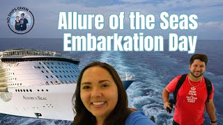 Boarding One of the World's LARGEST Cruise Ships | Allure of the Seas