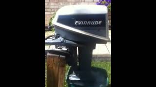 8hp Evinrude Outboard Motor Demo - model # E8RCOB