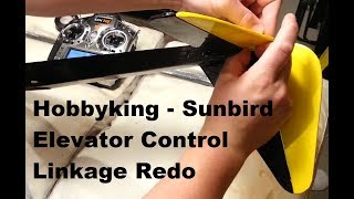 Hobbyking - Sunbird 1.6m Glider - Elevator Control Rod Redo