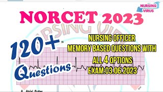 NORCET 2023 Answer key shift 1 | Norcet solved question paper 2023| #norcet #norcet2023