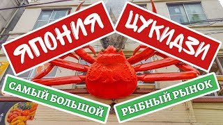 Рынок Цукидзи в Токио. Самый большой рыбный рынок в Японии. Что купить и что посмотреть