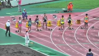 H27　千葉県中学通信陸上　1年男子100m　B決勝