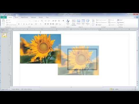 Crop and Size pictures in MS Publisher Crop and Size pictures in MS Publisher