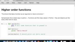 Higher Order Functions with Python - sorted/map/filter/reduce and friends