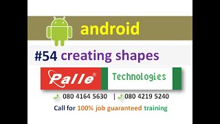 how to create shapes in android layouts