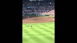 2015夏の甲子園6日目１回戦 石見智翆館ー興南