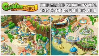 Gardenscapes: New Acres Gameplay Part 16 - Restoring Area 18: The Calvadori's Villa