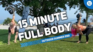 Kettlebell Workout: 15 Minute Summer End Full Body Training