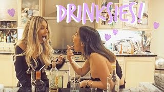 PRE WITH US! | DRINKSIES | Sophia and Cinzia