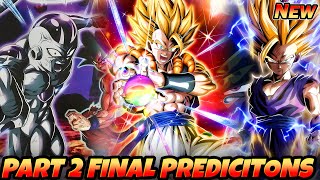 PART 2 LR REVEALS TOMROROW!! Category Lead \u0026 Type Predictions 10th Anniversary | DBZ Dokkan Battle