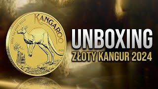 Złota moneta Australijski Kangur 2024 1 oz  - Unboxing i prezentacja 📦🦘