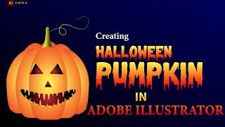 How to create 3D HALLOWEEN PUMPKIN 🎃🎃 in Adobe illustrator.......