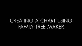 Creating a Chart Using Family Tree Maker