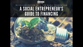 WEBINAR: A Social Entrepreneur's Guide to Financing