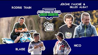 Rodrig Thain, Gilles Algay \u0026 Jérôme Fauchié (Cross Country France) dans le Live MX Reflexion