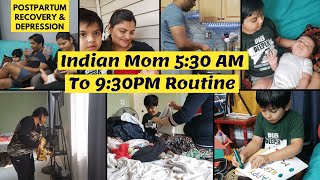 Indian Mom 5:30AM To 9:30 PM PRODUCTIVE/REAL busy Morning to Night ROUTINE~ Indian Mom Living Abroad