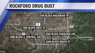 Police arrest three in major Rockford drug bust