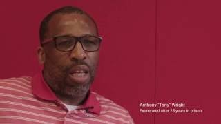 Tony Wright speaks out a month after his exoneration