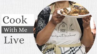 Cook with Me | I'm in the kitchen cooking live! + A Channel Raid