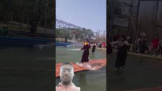 ওয়াও কত সুন্দর ভাবে পার হয়ে গেলো#fyp #viralvideo #shortsvideo #comedy