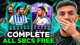 How to COMPLETE any NEW SBC FREE in FC 25 (Nico Williams \u0026 Varane FREE)