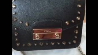 Authentic furla mini julia stud