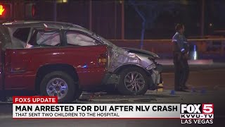 Arrest made in suspected DUI crash near Cheyenne, Pecos that injured 2 children
