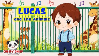 Lucas Discovers the Zoo Animals 🦁🐒 Fun Song for Kids - Cheepy Cheep