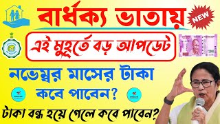 সুখবর : নভেম্বর মাসের কত তারিখে বার্ধক্য ভাতা/ বিধবা ভাতার টাকা ঢুকবে?Old age pension latest update