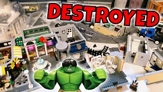 I DESTROYED MY LEGO ASSEMBLY SQUARE MODULAR BUILDING