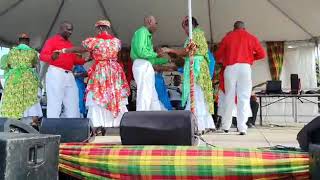 Les Danseurs Traditionelle de Ste Lucie..... Jounen Kweyol 2018