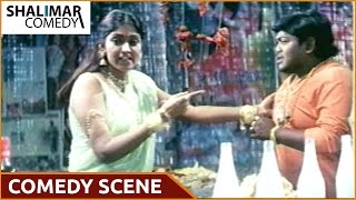 Bhookailas Movie || Bhuvaneswari Beating Sunil Shetty Super Comedy Scene  || Shalimarcomedy