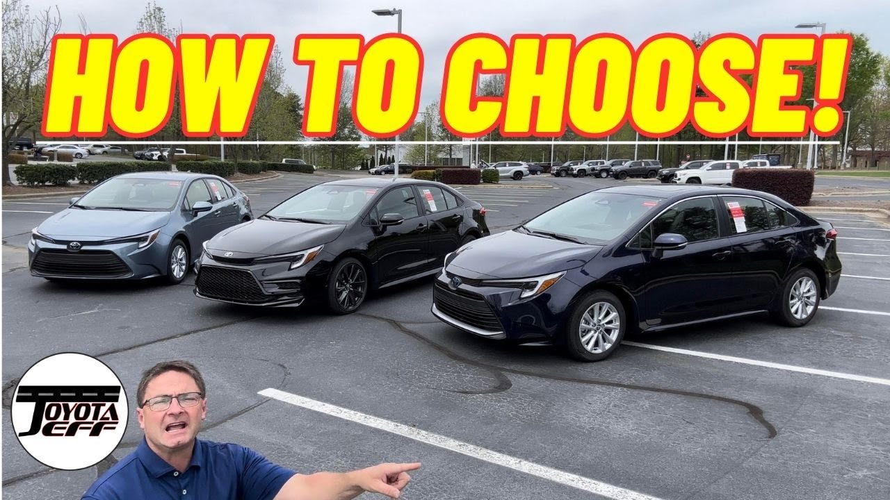 All 2023 Corolla Hybrid Trims - I Compare So You Can Decide! - YouTube