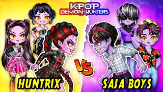 K-Pop Demon Hunters: What If Huntrix & Saja Boys Became Villains? | DIY Fashion Paper Dolls