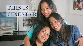 This is Cinestar: Zoe Saldana, Mariel Saldana, Cisely Saldana
