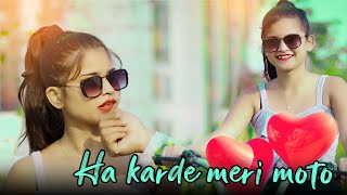 Han Karde Meri Moto | Wish Song | Moto 2 | Cute Love Story | New Haryanvi Song | Mandeep Creation |