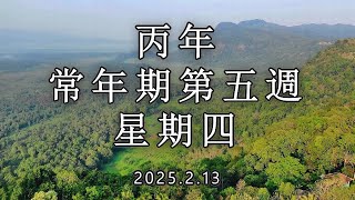 #陳神父默思日記 | 丙年常年期第五週 星期四 | 講者 : 陳新偉神父 2025.2.13