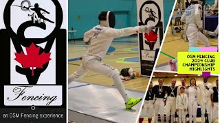 OSM Fencing 2024 Club Championship Team Foil \u0026 Epee Final Highlights