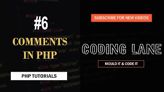 How To Comment In PHP | PHP Tutorial | PHP Tutorial For Beginners – Coding Lane