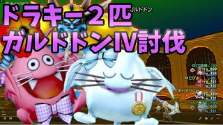 【ドラクエ１０】ドラキー２匹でガルドドンⅣ倒してみた【サポート仲間】