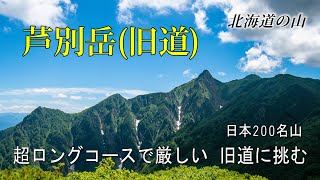 【日本二百名山】芦別岳（旧道から登る 高難度）