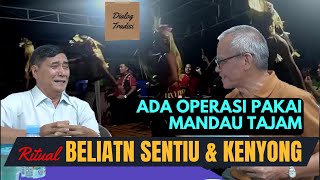 Ada ritual operasi pakai mandau tajam dalam praktik penyembuhan orang Dayak