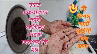 নতুন গৃহিণীদের কাজ সহজ করার ৬ টি কার্যকারি টিপস্ 💯 || 6 Amazing kitchen tips and tricks ||