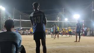 vizianagaram vs east godavari volleyball match 50000 tournament