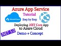 Azure App Service Tutorial | Deploy .NET Core MVC App to Azure | .NET 5 | C# .NET Core Tutorial